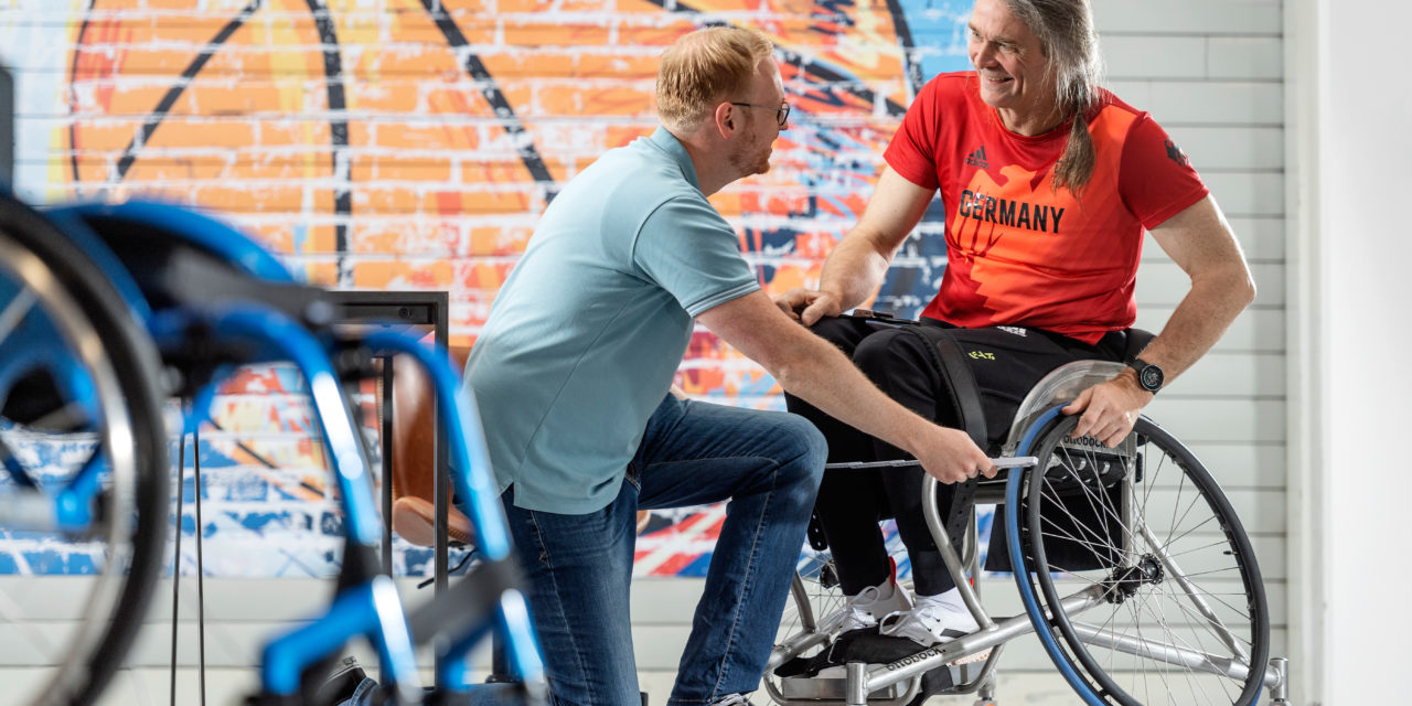 Spezialrollstühle für die Paralympics in Tokio