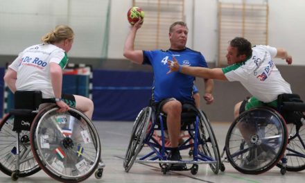 1. deutsch-holländische Rollstuhlhandball-Meisterschaft