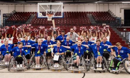 Titelkampf der Rollstuhlbasketballerinnen