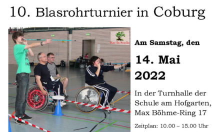 Blasrohrschießen zum Kennenlernen