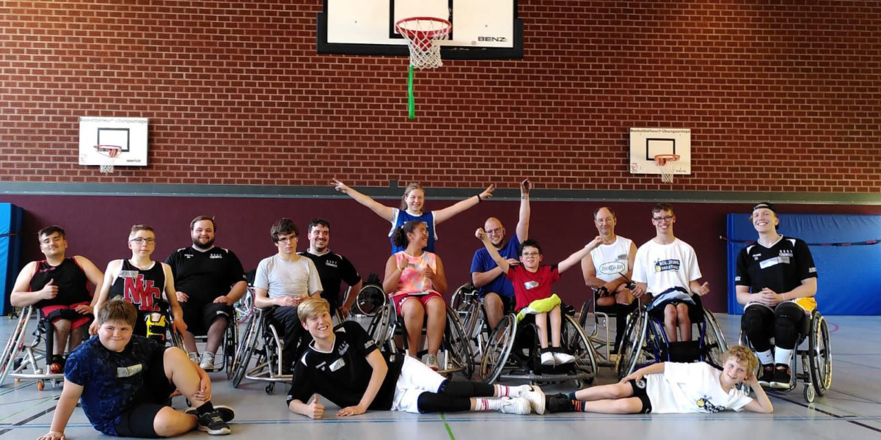 Rollstuhlbasketball-Nachwuchstraining am Neckar