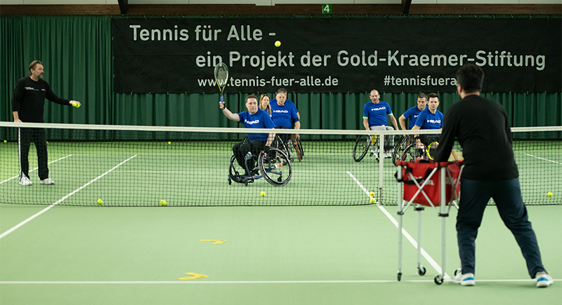 Deutscher Rollstuhltennis-Workshop in Leverkusen