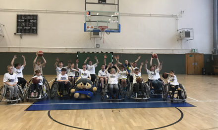 Rollstuhlbasketball-Training in Jena