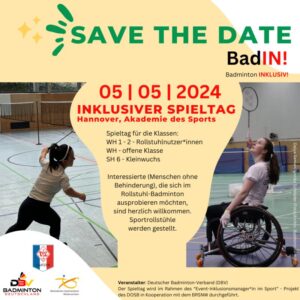 Badminton_Inklusiver_Spieltag_05.05.24_Hannover_SaveTheDate_800