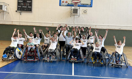 Rollstuhlbasketball-Training in Jena