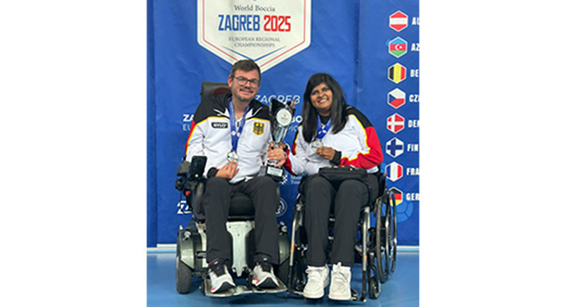 Historischer Erfolg bei der Para Boccia-EM