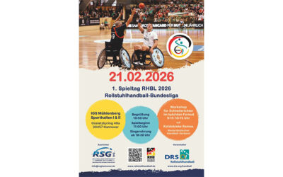 Die Rollstuhlhandball-Bundesliga startet am 21. Februar in Hannover in zweite Saison