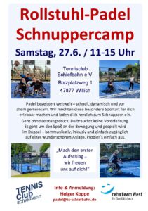 Rollstuhl_Padel_Schnuppercamp_Flyer